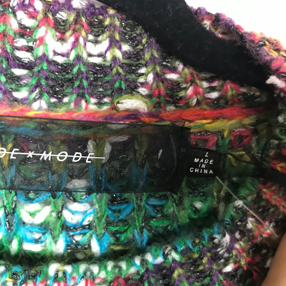 Code Mode Nwt Codexmode Nordstrom Crop Sweater L - image 4